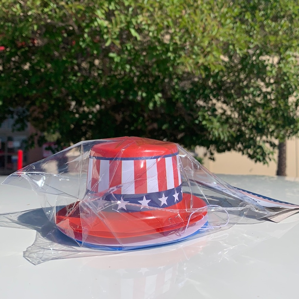 5 mini hats Fourth of July House Beach Park Party Election Day accessories new